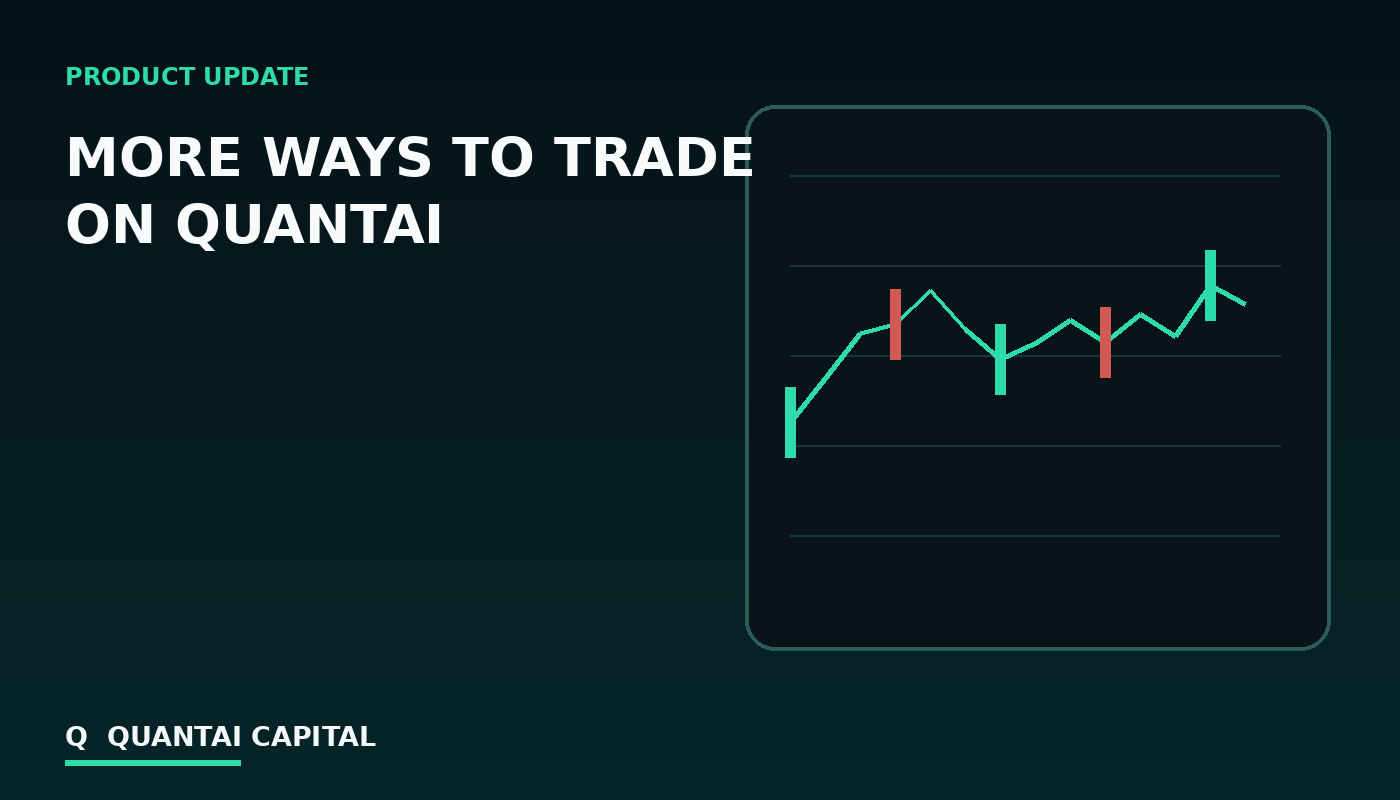 More Ways to Trade on QuantAI